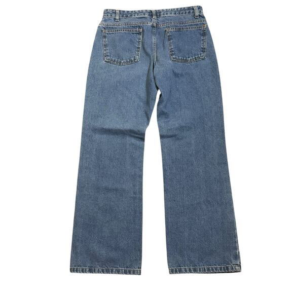 Vintage Faded Glory Size 10 AVG High Rise Straight Leg 100% Blue Jeans - Picture 3 of 8